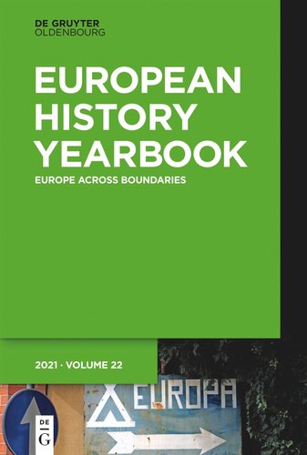 Jahrbuch für Europäische Geschichte / European History Yearbook: Europe Across Boundaries