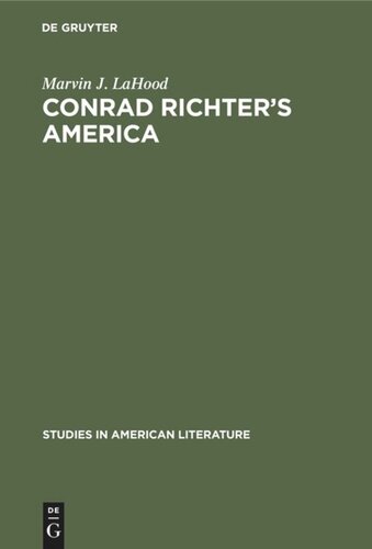 Conrad Richter’s America