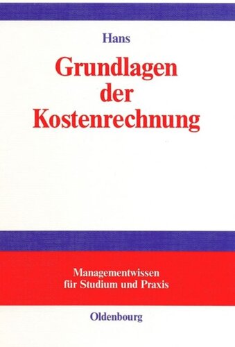 Grundlagen der Kostenrechnung