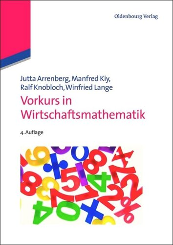 Vorkurs in Wirtschaftsmathematik
