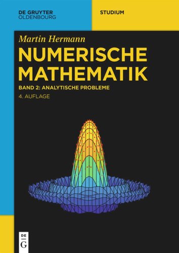 Numerische Mathematik: Band 2 Analytische Probleme