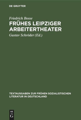 Frühes Leipziger Arbeitertheater