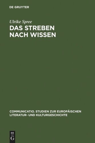Das Streben nach Wissen: Eine vergleichende Gattungsgeschichte der populären Enzyklopädie in Deutschland und Großbritannien im 19. Jahrhundert