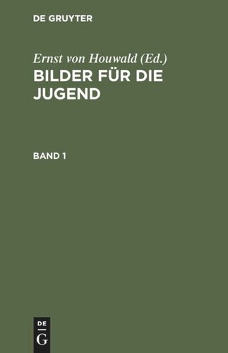 Bilder für die Jugend: Band 1