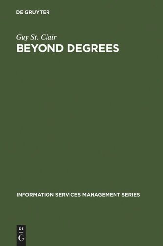 Beyond Degrees: Professional Learning for Knowledge Services