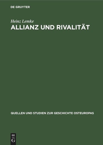 Allianz und Rivalität: Die Mittelmächte und Polen im ersten Weltkrieg. (Bis zur Februarrevolution)