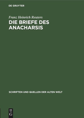Die Briefe des Anacharsis
