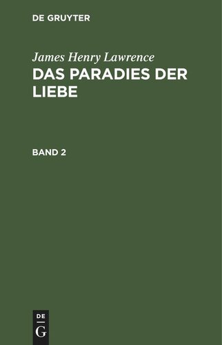 Das Paradies der Liebe: Band 2