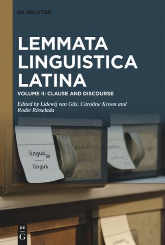Lemmata Linguistica Latina: Volume II Clause and Discourse