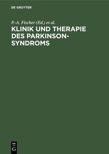 Klinik und Therapie des Parkinson-Syndroms
