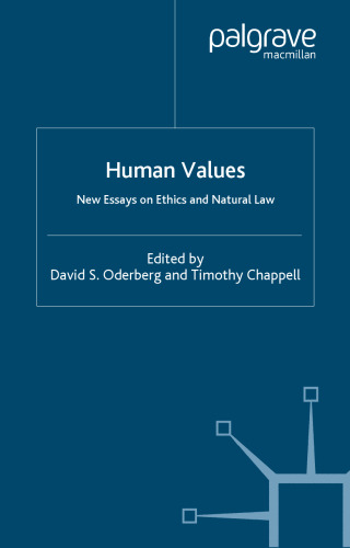 Human Values: New Essays on Ethics and Natural Law