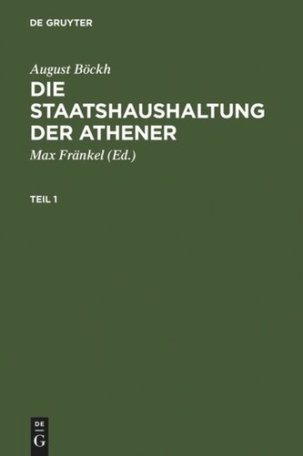 Die Staatshaushaltung der Athener
