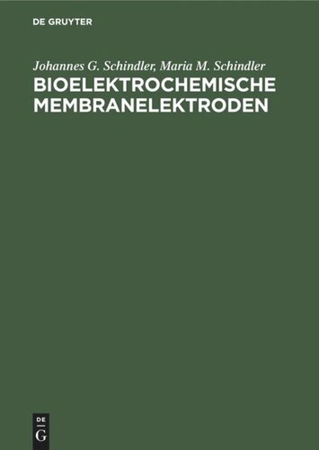 Bioelektrochemische Membranelektroden