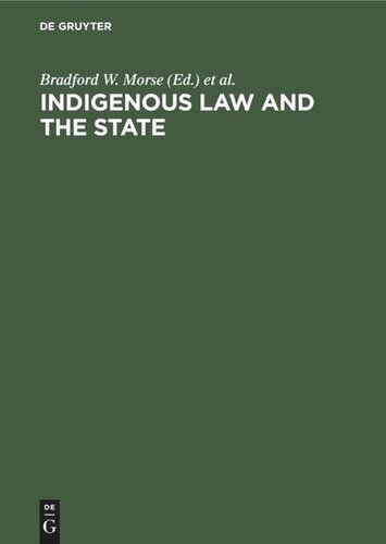 Indigenous law and the state