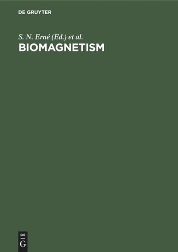 Biomagnetism: Proceedings. Third International Workshop, Berlin(West), May 1980