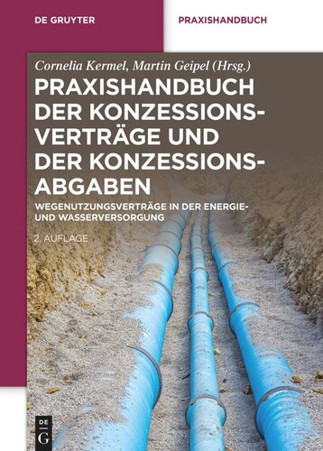 Praxishandbuch der Konzessionsverträge und der Konzessionsabgaben: Wegenutzungsverträge in der Energie- und Wasserversorgung