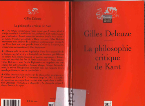La philosophie critique de Kant