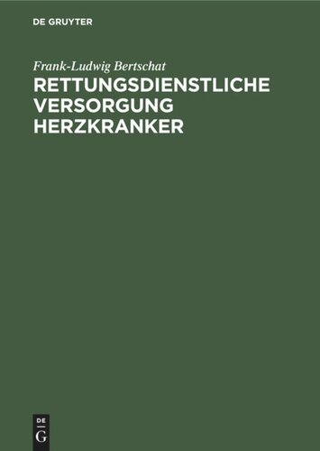 Rettungsdienstliche Versorgung Herzkranker: Epidemiologische Untersuchung in einer Großstadt
