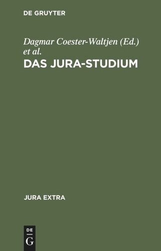 Das Jura-Studium