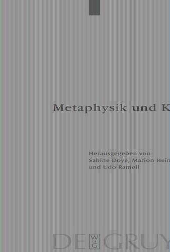 Metaphysik und Kritik: Festschrift für Manfred Baum zum 65. Geburtstag