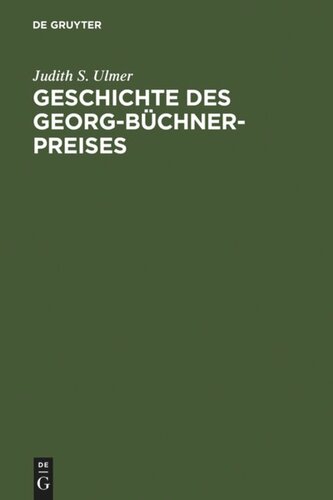 Geschichte des Georg-Büchner-Preises: Soziologie eines Rituals