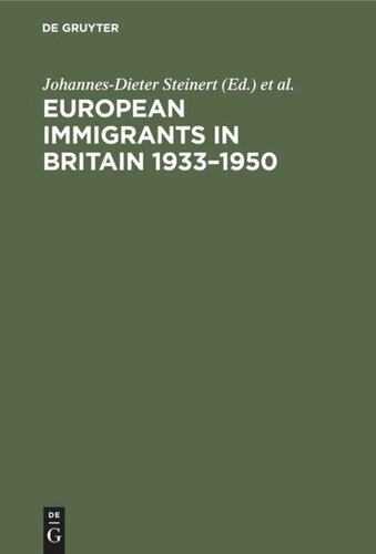 European Immigrants in Britain 1933–1950