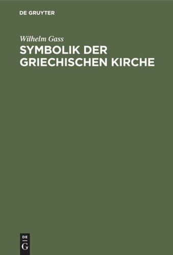 Symbolik der griechischen Kirche