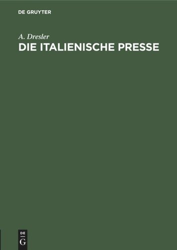 Die italienische Presse