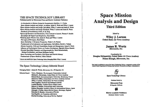 Space Mission Analysis and Design,