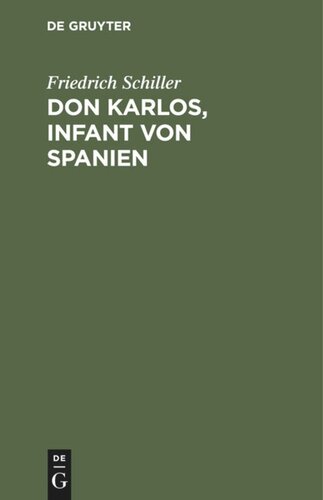 Don Karlos, Infant von Spanien