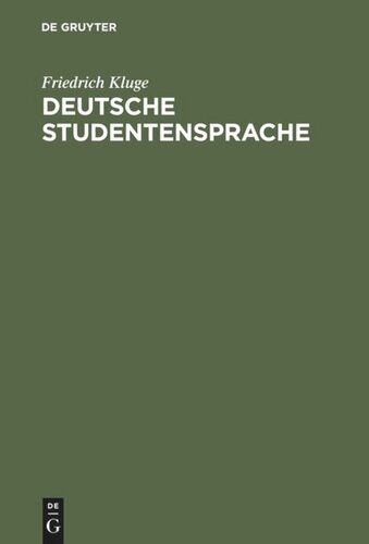 Deutsche Studentensprache