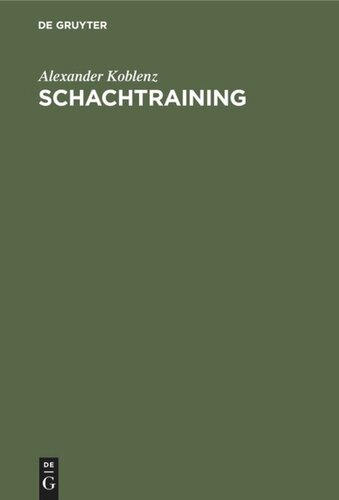 Schachtraining: Der Weg zum Erfolg