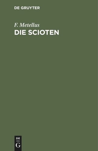 Die Scioten: Ein dramatisches Gedicht in fünf Akten