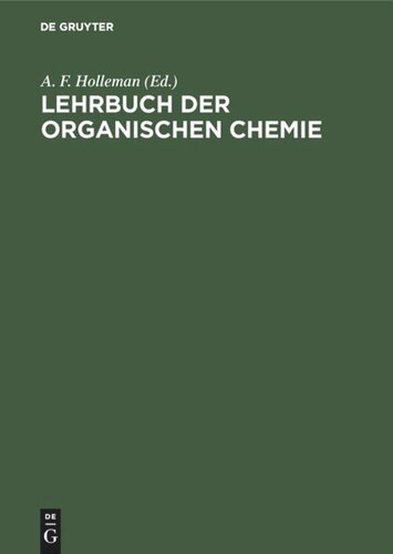 Lehrbuch der organischen Chemie