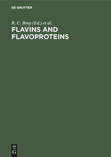 Flavins and Flavoproteins: Proceedings of the Eighth International Symposium, Brighton, England, July 9–13, 1984