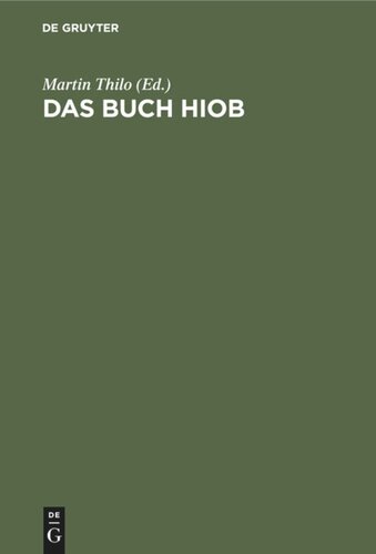 Das Buch Hiob
