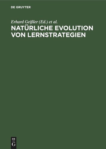 Natürliche Evolution von Lernstrategien