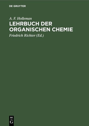 Lehrbuch der Organischen Chemie