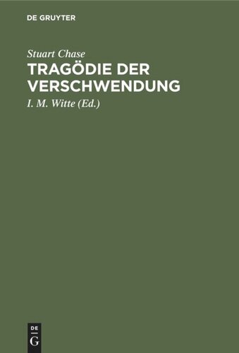 Tragödie der Verschwendung: Gemeinwirtschaftliche Gedanken in Amerika
