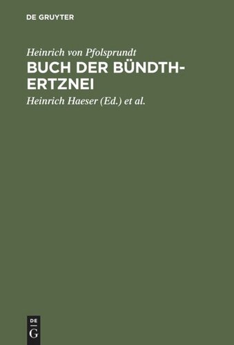 Buch der Bündth-Ertznei