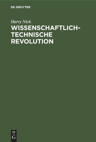 Wissenschaftlich-technische Revolution