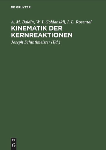 Kinematik der Kernreaktionen