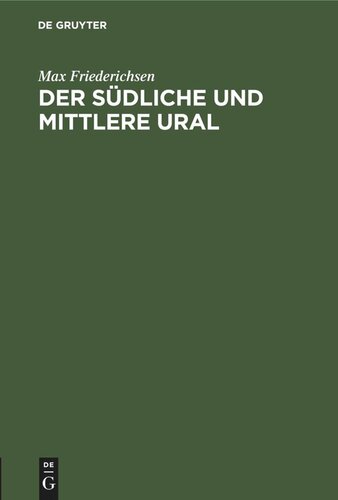 Der Südliche und Mittlere Ural