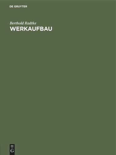 Werkaufbau: Ein Leitfaden