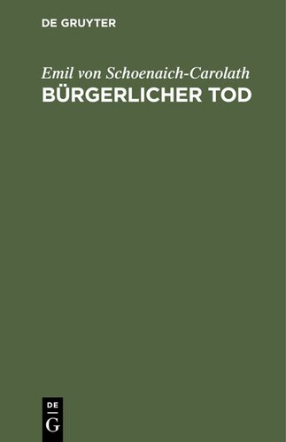 Bürgerlicher Tod