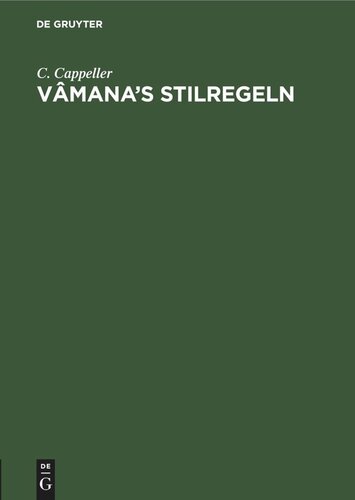 Vâmana’s Stilregeln