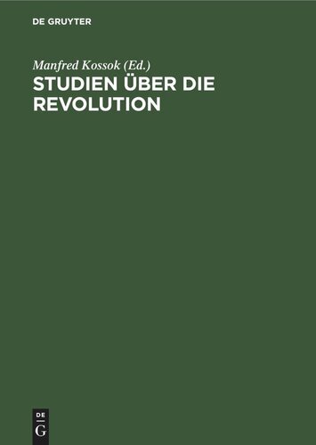 Studien über die Revolution