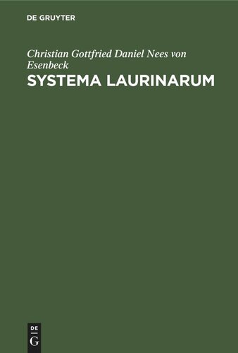 Systema Laurinarum