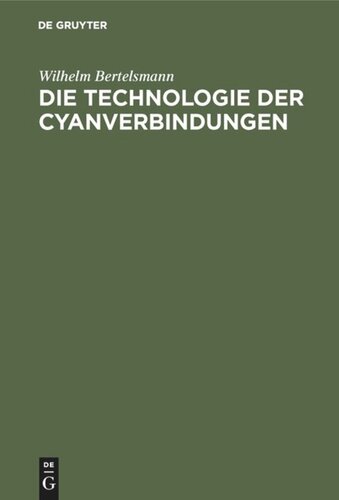 Die Technologie der Cyanverbindungen