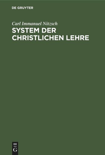 System der christlichen Lehre